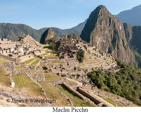Machu Picchu - © James F Wittenberger and Exotic Birding LLC